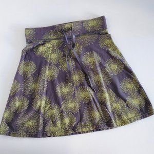 Alpine Design Skirt Grey with Floral Print